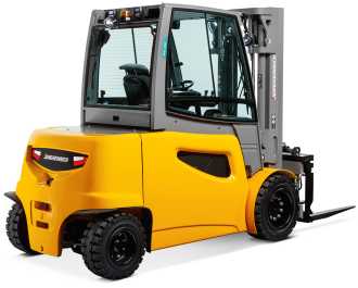 Used Forklift Truck JUNGHEINRICH EFG S50 ZVG120-502DZ ELEKTRO VIERRADFRONTSTAPLER (13034920) backdrop