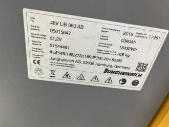 Used Forklift Truck JUNGHEINRICH EFG213 ELEKTRO DREIRADFRONTSTAPLER (13040095)
