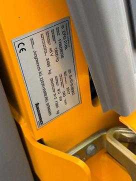 Used Forklift Truck JUNGHEINRICH EFG216k ELEKTRO DREIRADFRONTSTAPLER (13072095)