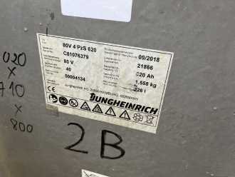 Used Forklift Truck JUNGHEINRICH EFG430k ELEKTRO VIERRADFRONTSTAPLER (13065771)