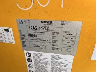 Used Forklift Truck JUNGHEINRICH EFG535 ELEKTRO VIERRADFRONTSTAPLER (13028714)