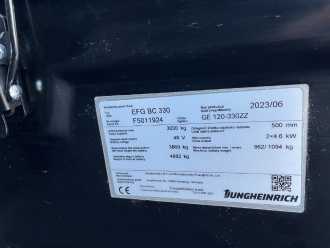 Used Forklift Truck JUNGHEINRICH EFGBC330 ELEKTRO VIERRADFRONTSTAPLER (13065368)