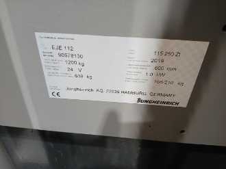 Used Forklift Truck JUNGHEINRICH EJC 112 115 250 ZT ELEKTRO HOCHHUBWAGENDEICHSEL (13070632)