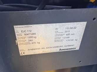 Used Forklift Truck JUNGHEINRICH EJC 112 Baujahr 2015 / Akku 2020/ TOP ZUSTAND ELEKTRO HOCHHUBWAGENDEICHSEL (13074934)