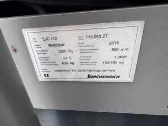 Used Forklift Truck JUNGHEINRICH EJC 112 Baujahr 2016 HH 2,5M /1426 Std./ TOP ZUSTAND ELEKTRO HOCHHUBWAGENDEICHSEL (13074912)