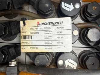 Used Forklift Truck JUNGHEINRICH EJC 112 Baujahr 2017 Hubhöhe 2900 Ladegerät Integriert ELEKTRO HOCHHUBWAGENDEICHSEL (13065995)