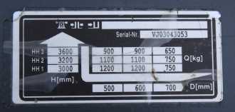 Used Forklift Truck JUNGHEINRICH EJC 12 360 ZT ELEKTRO HOCHHUBWAGENDEICHSEL (13063115)