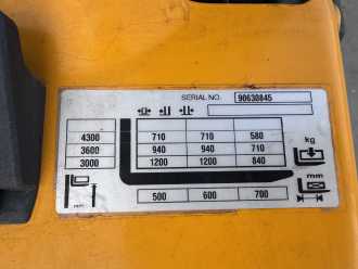 Used Forklift Truck JUNGHEINRICH EJC 212 Baujahr 2021 Stunden 2014 /TRIPLEX 4,3M ELEKTRO HOCHHUBWAGENDEICHSEL (13075488)