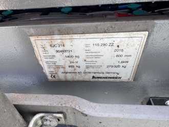 Used Forklift Truck JUNGHEINRICH EJC 214 Baujahr 2015 HH 2900 / Akku 2021 / Freihub ELEKTRO HOCHHUBWAGENDEICHSEL (13075487)