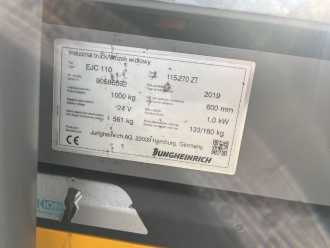 Used Forklift Truck JUNGHEINRICH EJC110 ELEKTRO HOCHHUBWAGENDEICHSEL (13012320)