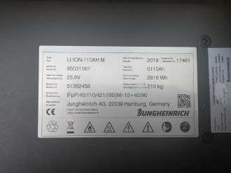 Used Forklift Truck JUNGHEINRICH EJD120Li ELEKTRO HOCHHUBWAGENDEICHSEL (13072663)