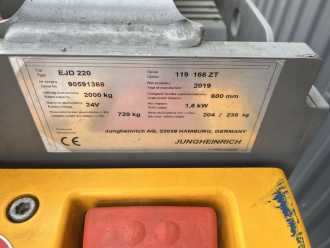 Used Forklift Truck JUNGHEINRICH EJD220 ELEKTRO HOCHHUBWAGENDEICHSEL (13073624)