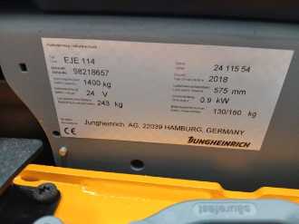 Used Forklift Truck JUNGHEINRICH EJE 114 24 115 54 ELEKTRO NIEDERHUBWAGENDEICHSEL (13062417)