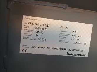 Used Forklift Truck JUNGHEINRICH EKS 110 L 120 280 ZZ ELEKTRO HOCHHUBKOMMISSIONIERER (13054449)