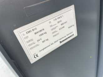 Used Forklift Truck JUNGHEINRICH EMC B 10 Baujahr 2012 HH 1,54M Breitspur ELEKTRO HOCHHUBWAGENDEICHSEL (13063513)