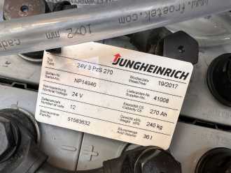 Used Forklift Truck JUNGHEINRICH ERC 212 Baujahr 2012 HH 3,6M Duplex/ Freihub ELEKTRO HOCHHUBWAGENDEICHSEL (13000275)