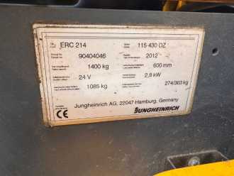 Used Forklift Truck JUNGHEINRICH ERC 214 Baujahr 2012 HH 4,3M / Akku 2021 ELEKTRO HOCHHUBWAGENDEICHSEL (13013876)
