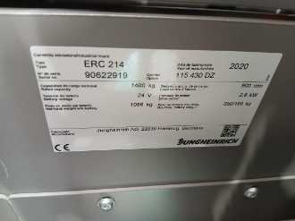 Used Forklift Truck JUNGHEINRICH ERC 214 Li KP 115 430 DZ ELEKTRO HOCHHUBWAGENFAHRERSTAND (13066403)