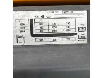 Used Forklift Truck JUNGHEINRICH ERC 214z 4300DZ ELEKTRO HOCHHUBWAGENFAHRERSTAND (13047788)