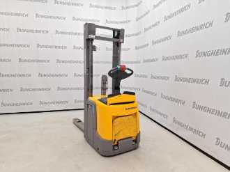 Used Forklift Truck JUNGHEINRICH ERC 214z G115 535DZ ELEKTRO HOCHHUBWAGENFAHRERSTAND (13072269) backdrop