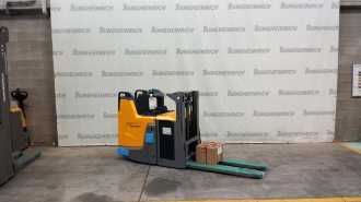 Used Forklift Truck JUNGHEINRICH ERD 220 FP 119-166 ZT ELEKTRO HOCHHUBWAGENFAHRERSTAND (13015315) backdrop