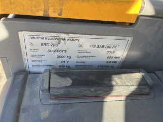 Used Forklift Truck JUNGHEINRICH ERD220 ELEKTRO HOCHHUBWAGENFAHRERSTAND (13071262)