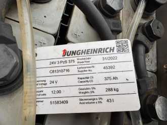 Used Forklift Truck JUNGHEINRICH ERE 120 Baujahr 2017 Akku 2022 Gabellänge 1950 ELEKTRO NIEDERHUBWAGENDEICHSEL (13044049)