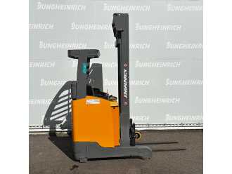 Used Forklift Truck JUNGHEINRICH ETV 110 7100 DZ 1150mm SS ELEKTRO SCHUBMASTSTAPLER (13061530) backdrop
