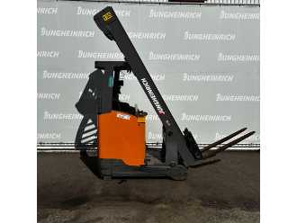 Used Forklift Truck JUNGHEINRICH ETV 214 8720 DZ 1150mm ELEKTRO SCHUBMASTSTAPLER (13058892) backdrop
