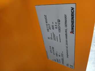 Used Forklift Truck JUNGHEINRICH ETV 214 MP DL GE 115 902 DZ ELEKTRO SCHUBMASTSTAPLER (13062573)