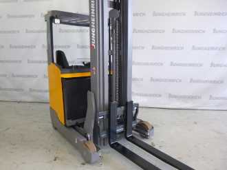 Used Forklift Truck JUNGHEINRICH ETV 214 MP GE 120-872 DZ ELEKTRO SCHUBMASTSTAPLER (13053023) backdrop