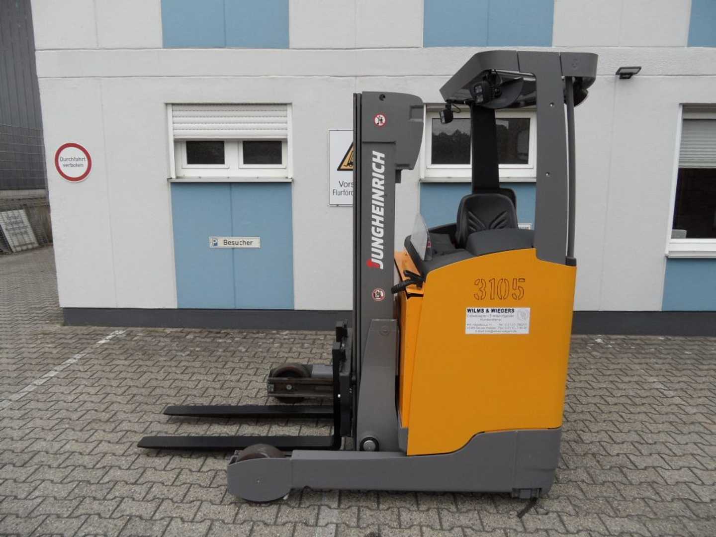 Used Forklift Truck JUNGHEINRICH ETV 214 - NEUE Batterie - neue Räder - Triplex ELEKTRO SCHUBMASTSTAPLER (13065782)