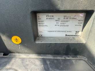 Used Forklift Truck JUNGHEINRICH ETV 216i Baujahr 2020 / HH 5300 Akku Defekt ELEKTRO SCHUBMASTSTAPLER (13052070)