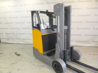 Used Forklift Truck JUNGHEINRICH ETV C16 530 DZ SP ELEKTRO SCHUBMASTSTAPLER (13068960) backdrop