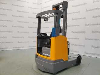 Used Forklift Truck JUNGHEINRICH ETV C16 SP GE 100-710DZ ELEKTRO SCHUBMASTSTAPLER (13040846) backdrop