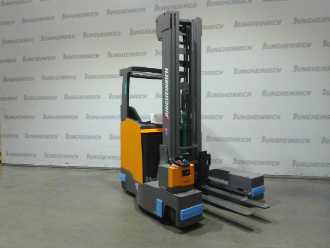 Used Forklift Truck JUNGHEINRICH ETV Q25 MP GE 115 - 695 DZ ELEKTRO SCHUBMASTSTAPLER (13009912) backdrop