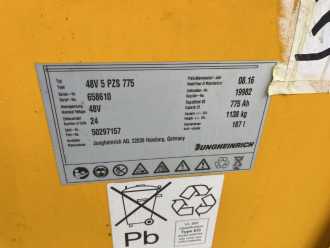 Used Forklift Truck JUNGHEINRICH ETV216 ELEKTRO SCHUBMASTSTAPLER (12949044)