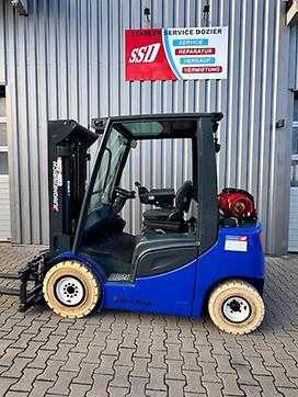 Used Forklift Truck JUNGHEINRICH TFG 425s GAS VIERRADFRONTSTAPLER (13022022)