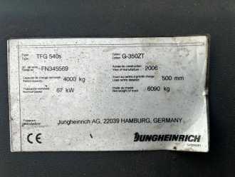 Used Forklift Truck JUNGHEINRICH TFG 540s GAS VIERRADFRONTSTAPLER (13021849)