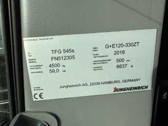 Used Forklift Truck JUNGHEINRICH TFG 545s Baujahr 2016/ Stunden 5107 Jungstars***** GAS VIERRADFRONTSTAPLER (13009682)