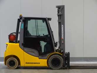 Used Forklift Truck JUNGHEINRICH TFG430s - TRIPLEX GAS VIERRADFRONTSTAPLER (12788715)