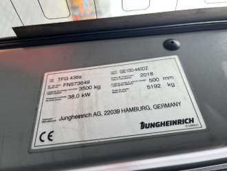 Used Forklift Truck JUNGHEINRICH TFG435s GAS VIERRADFRONTSTAPLER (13036282)