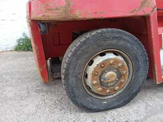 Used Forklift Truck KALMAR DC13.6 DIESEL VIERRADFRONTSTAPLER (13037154)