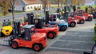 Used Forklift Truck KALMAR DCE 120-6 DIESEL VIERRADFRONTSTAPLER (13004336)