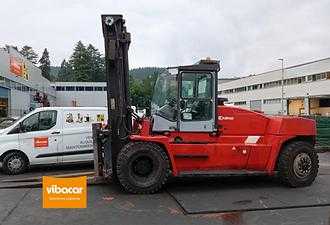 Used Forklift Truck KALMAR DCE 160-12 DIESEL CONTAINERSTAPLER (12999136) backdrop