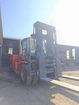 Used Forklift Truck KALMAR DCE 160-12 DIESEL VIERRADFRONTSTAPLER (13051306)