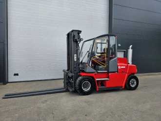 Used Forklift Truck KALMAR DCE60-6 - TRIPLEX DIESEL VIERRADFRONTSTAPLER (12916214)