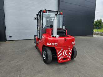 Used Forklift Truck KALMAR DCE60-6 - TRIPLEX DIESEL VIERRADFRONTSTAPLER (12916214)