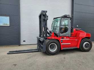Used Forklift Truck KALMAR DCG120-6 DIESEL VIERRADFRONTSTAPLER (12918529) backdrop