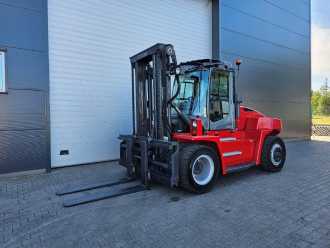 Used Forklift Truck KALMAR DCG120-6 DIESEL VIERRADFRONTSTAPLER (13042609) backdrop